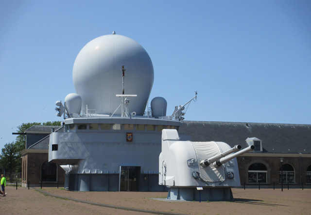 Brücke der Fregatte De Ruyter im Marinemuseum in Den Helder