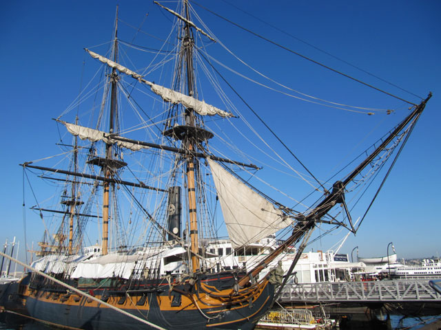 Fregatte HMS Surprise in San Diego