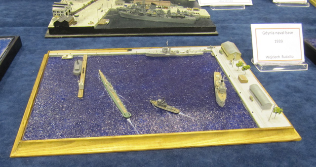 Teil des 100 Jahre polnische Marine-Spezials auf der Scale ModelWorld in Telford