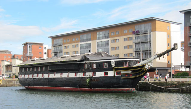 Fregatte HMS Unicorn in Dundee