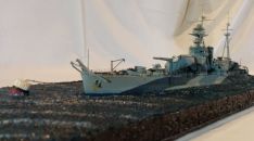 Britischer Monitor HMS Roberts (1/350)