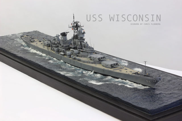 Schlachtschiff USS Wisconsin (1/350)