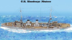 Minenkreuzer SMS Albatross (1/700)