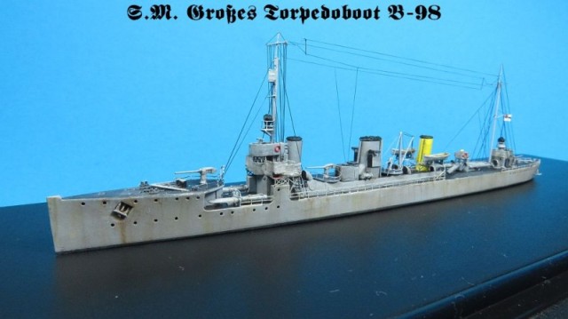 Deutscher Zerstörer B 98 (1/700)