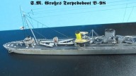 Deutscher Zerstörer B 98 (1/700)