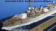 Schlachtschiff SMS Kurfürst Friedrich Wilhelm (1/700)