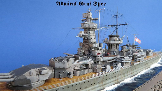 Schwerer Kreuzer (Panzerschiff) Admiral Graf Spee (1/700)