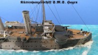 Küstenpanzerschiff SMS Hagen (1/700)