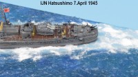 Zerstörer Hatsushimo (1/700)