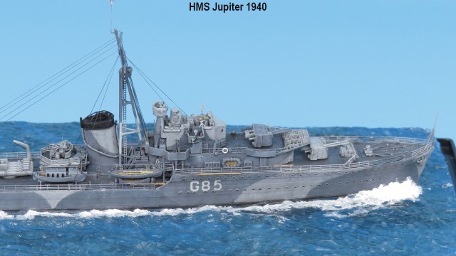 Zerstörer HMS Jupiter (1/700)