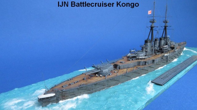 Japanischer Schlachtkreuzer Kongo (1/700)