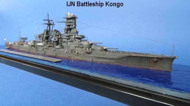 Japanisches Schlachtschiff Kongo (1/700)