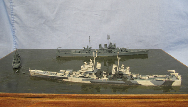 Schwere Kreuzer USS Wichita und Canberra, Bergungsschlepper USS Munsee (1/700)