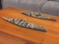 Schlachtschiffe HMS King George V und Italia (1/700)