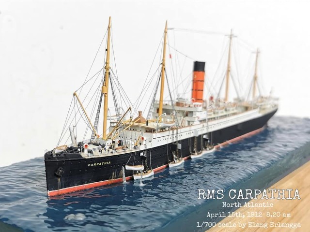 Passagierschiff RMS Carpathia (1/700)