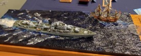 Galeone Mayflower 2 und Zerstörer HMS Diamond (1/350)