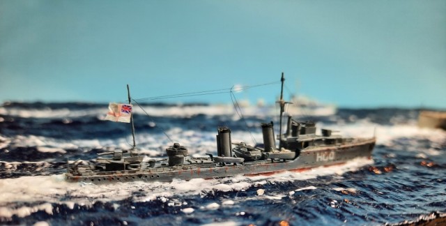 Zerstörer HMCS Restigouche (1/1200)