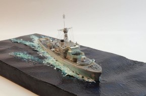 Korvette HMS Portchester Castle (1/350)