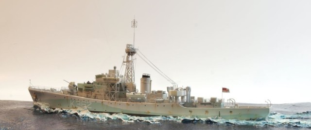 Korvette HMS Portchester Castle (1/350)