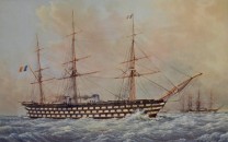 130-Kanonen-Schiff Bretagne (1/700)