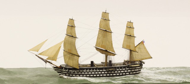 130-Kanonen-Schiff Bretagne (1/700)