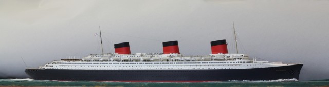 Passagierschiff Normandie (1/700)