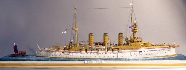 Großer Kreuzer SMS Hansa (1/250a)