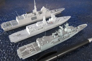 Fregatten HMAS Anzac, SAS Amatola und Provence (1/700)