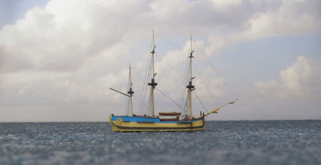 Forschungsschiff HMB Endeavour (1/700)