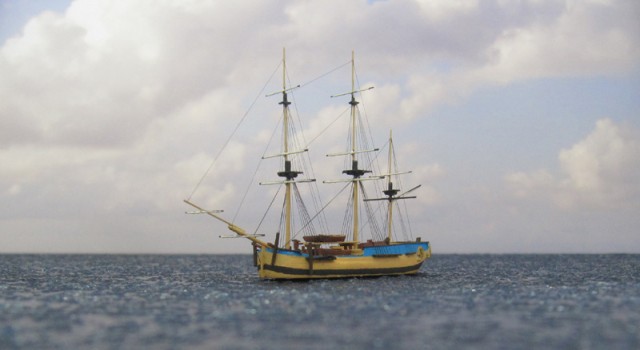 Forschungsschiff HMB Endeavour (1/700)