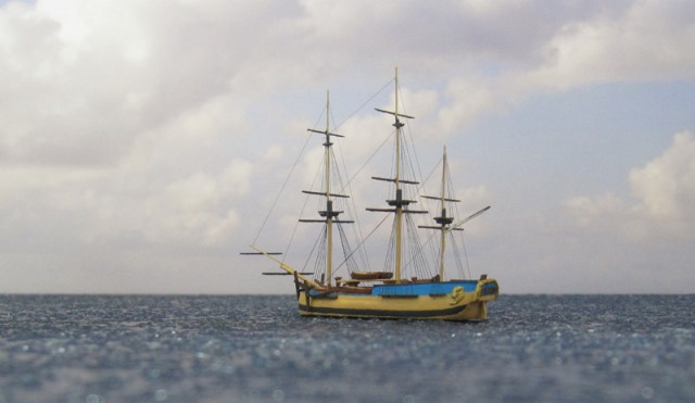 Forschungsschiff HMB Endeavour (1/700)