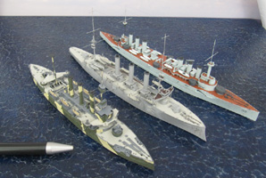 Panzerkreuzer Iwate, HMS Monmouth und Waldeck-Rousseau (1/700)