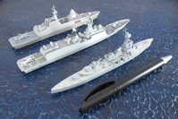 Ning Hai, Yulin und RSS Tenacious (1/700)