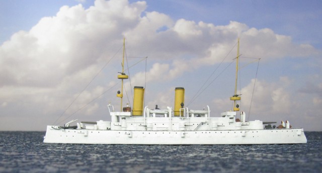 Geschützter Kreuzer USS Olympia (1/700)