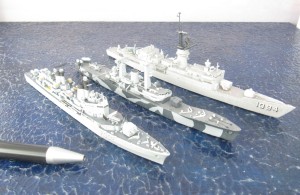 Fregatten Peder Skram, Almirante Lynch und USS Pharris (1/700)