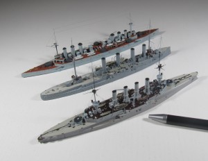 Panzerkreuzer SMS Scharnhorst, Bajan II und Waldeck-Rousseau (1/700)