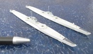 Kreuzer-U-Boote USS Nautilus und USS Argonaut (1/700)