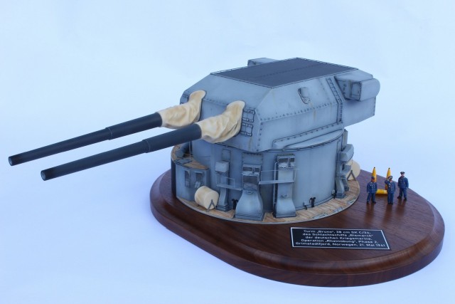 38-cm-Turm Bruno der Bismarck (1/72)