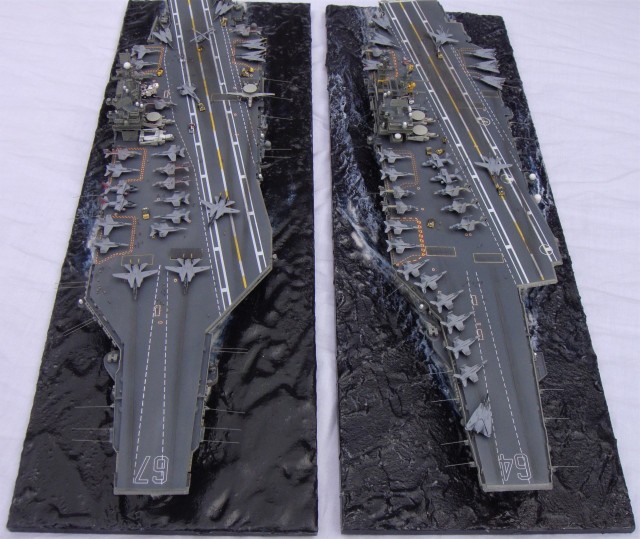 Flugzeugträger USS Constellation und USS John F. Kennedy (1/700)