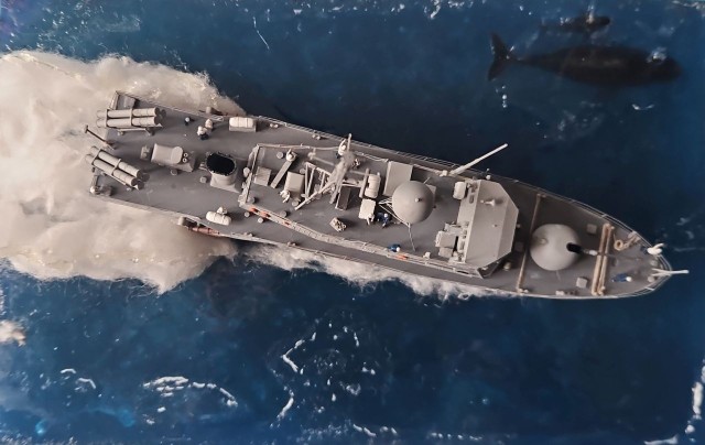 Tragflächen-Schnellboot USS Taurus (1/200)