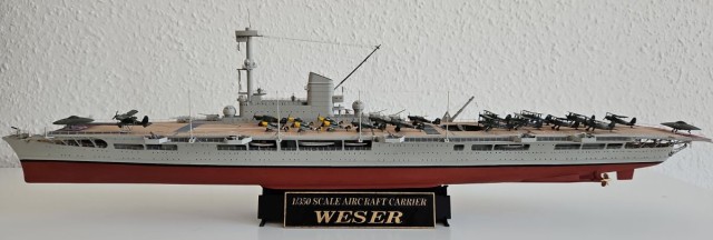 Flugzeugträger Weser (1/350)