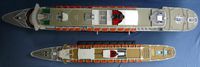 RMS Queen Elizabeth 2 in 1/450 von Steffen Franke