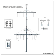Schwerer Kreuzer HMAS Australia im August 1942 (Zeichnung Brett Morrow)