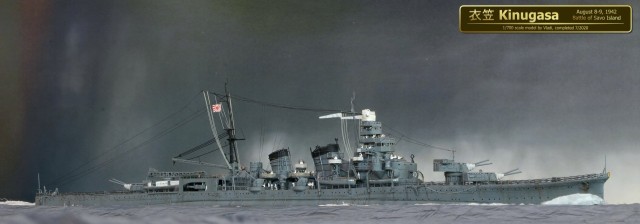 Schwerer Kreuzer Kinugasa (1/700)