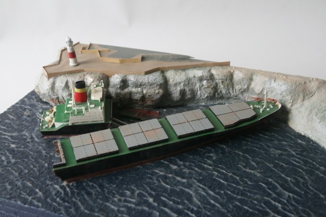 Wrack des Frachters MV Fedra (1/550)