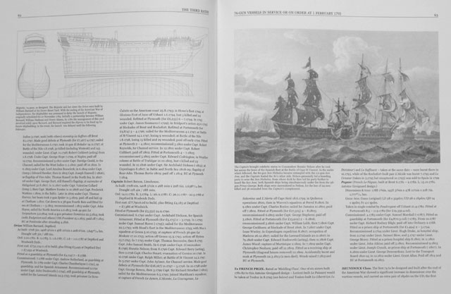 Beispielseite mit HMS Majestic und HMS Captain