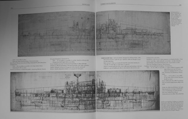 Beispielseite mit HMS Howe und HMS Trafalgar