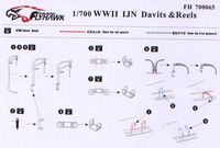 FlyHawk IJN Davits & Reels 1/700