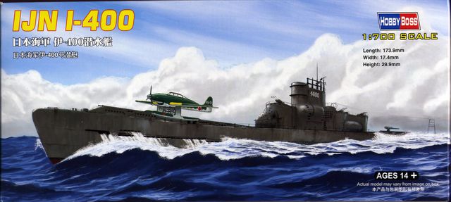 Hobby Boss: Japanisches U-Boot I-400 1/700