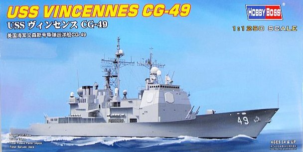 HobbyBoss: USS Vincennes CG-49, 1/1250 